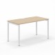 Nova U Scalloped Edge Bench Desk